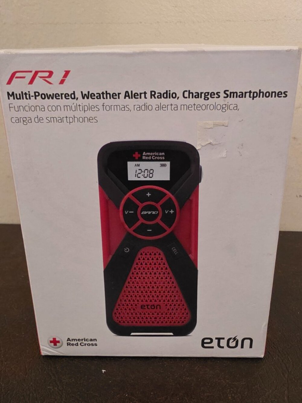 Eton FR1 Multi-Powered Weather Alert Radio Charger Smartphone (open/box)
